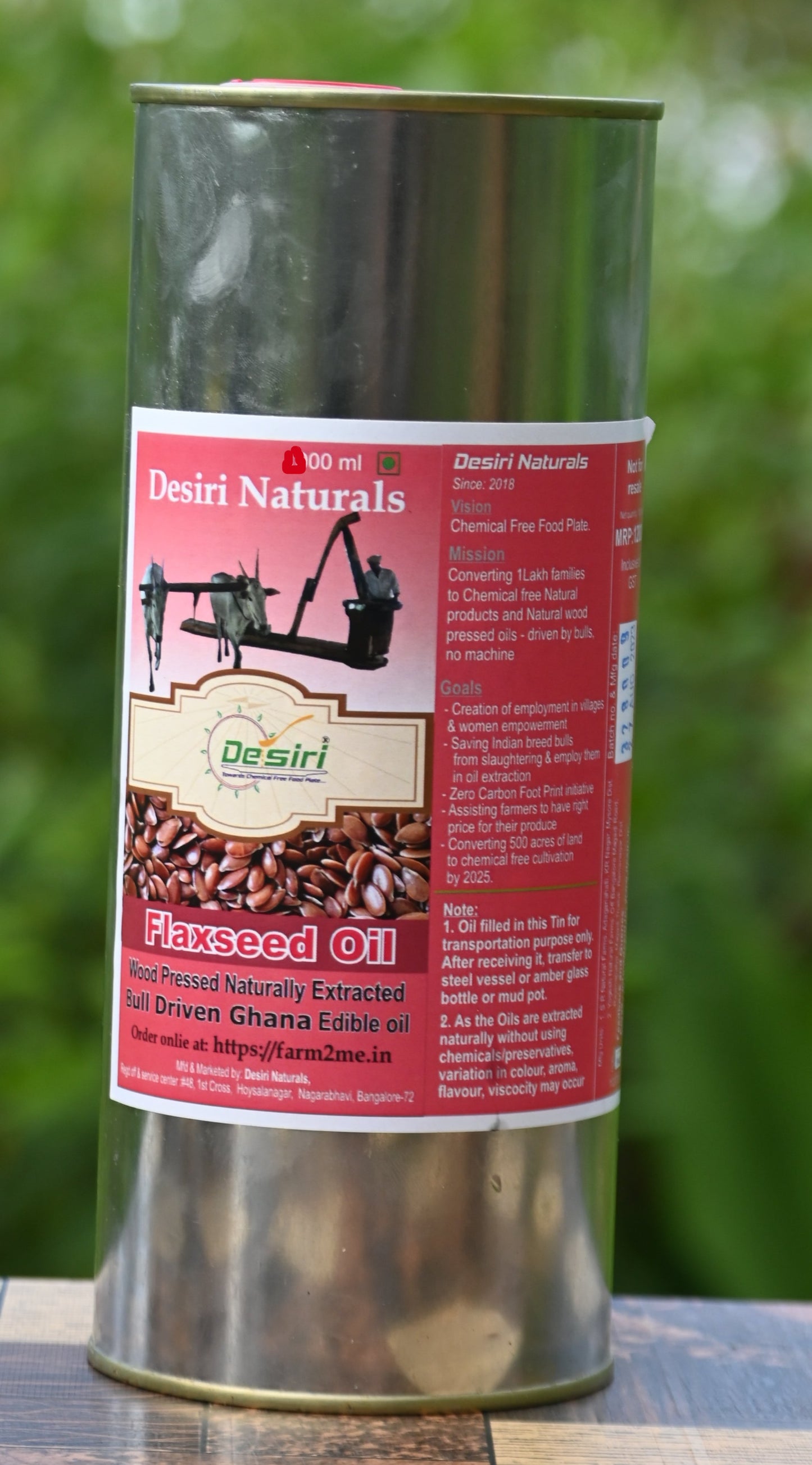 FLAXSEED OIL - 200 ml
