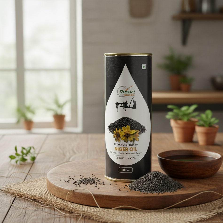 NIGER OIL - 200 ml (Karale/Karal/Ramtil/Blackseed/Surguja/Valesulu/Payellu/Yamitilla/Veri Nuvullu)