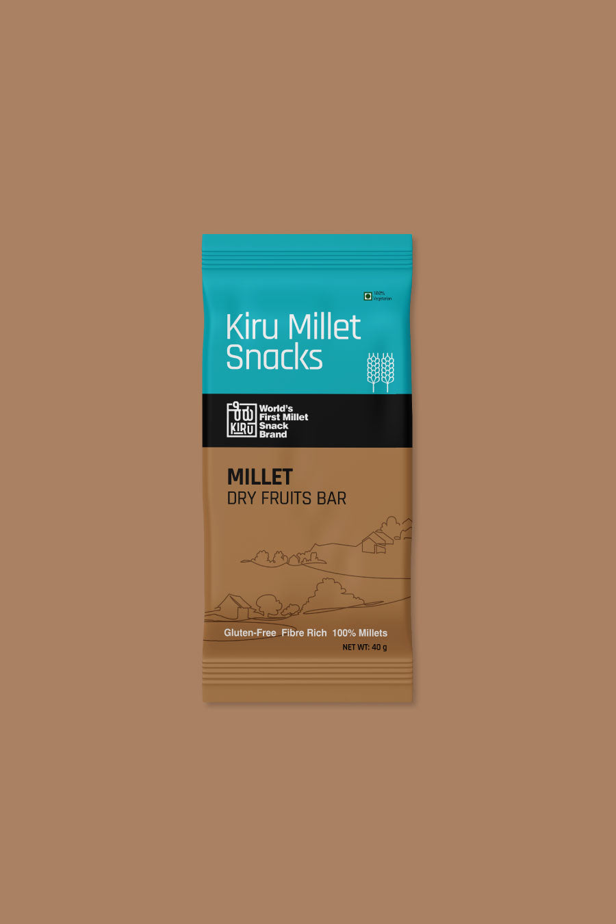 VEGAN MILLET DRY FRUIT BAR - 12 bars