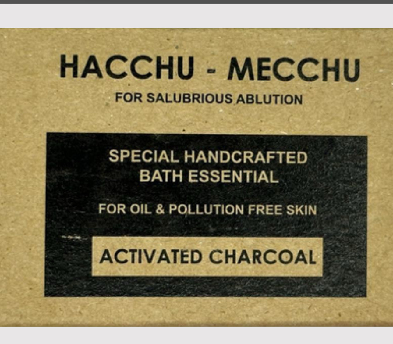 Activated Charcoal Soap