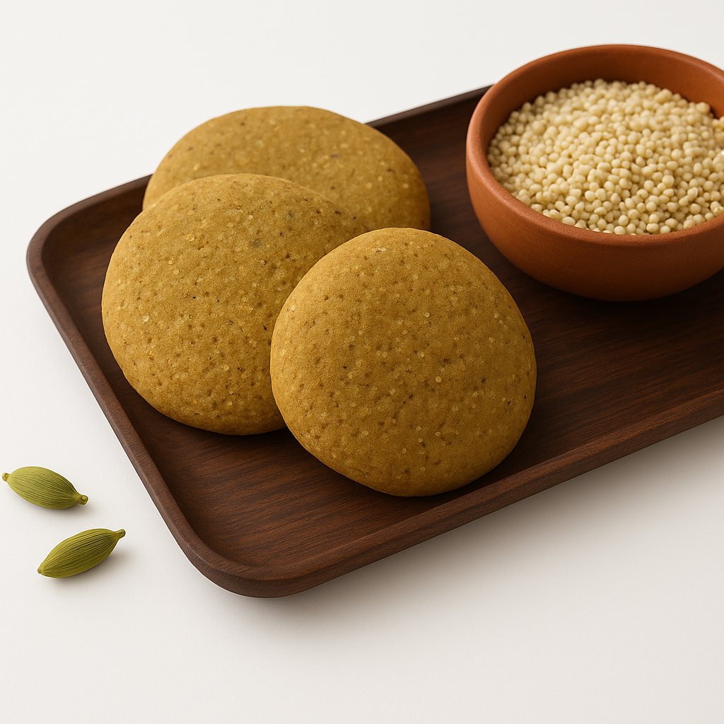 Pearl Millet Almond Coconut Cookies