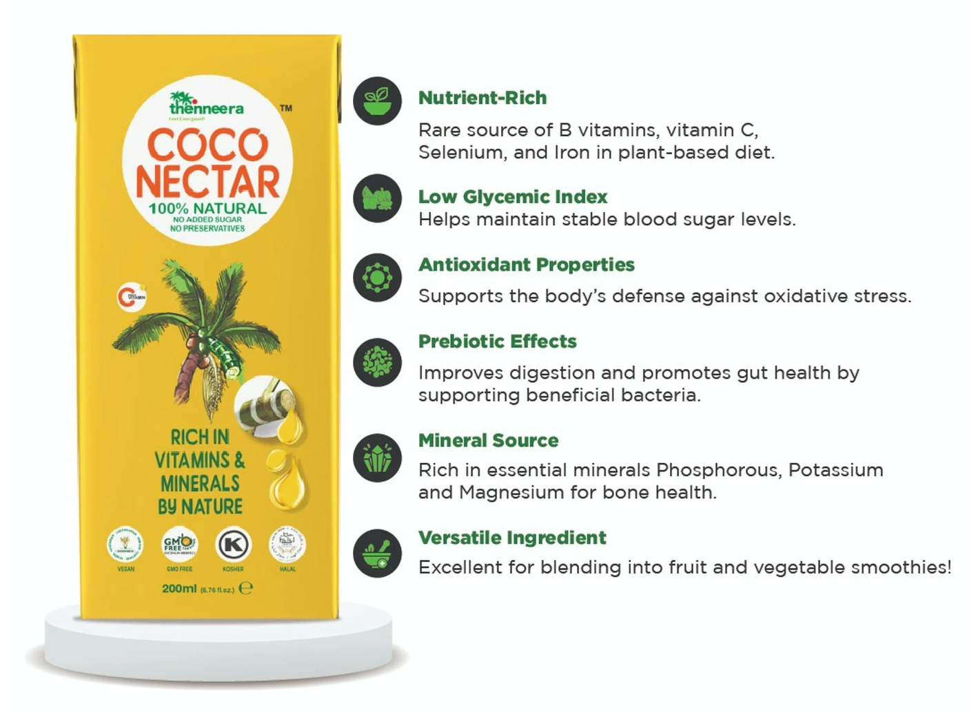 Coco Nectar - Pack of 12 (2.4 liters)