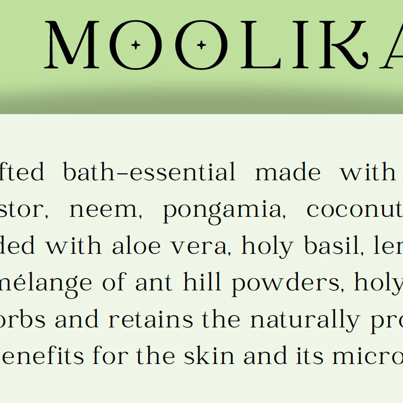 Bath soap scrub - Moolika