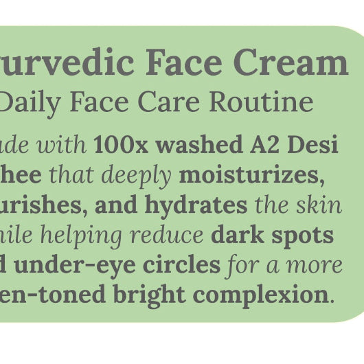 Face Cream - 100x washed A2 Ghee