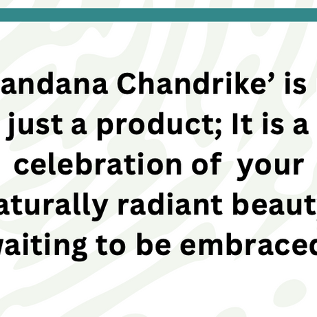 Chandana Chandrike Face Pack