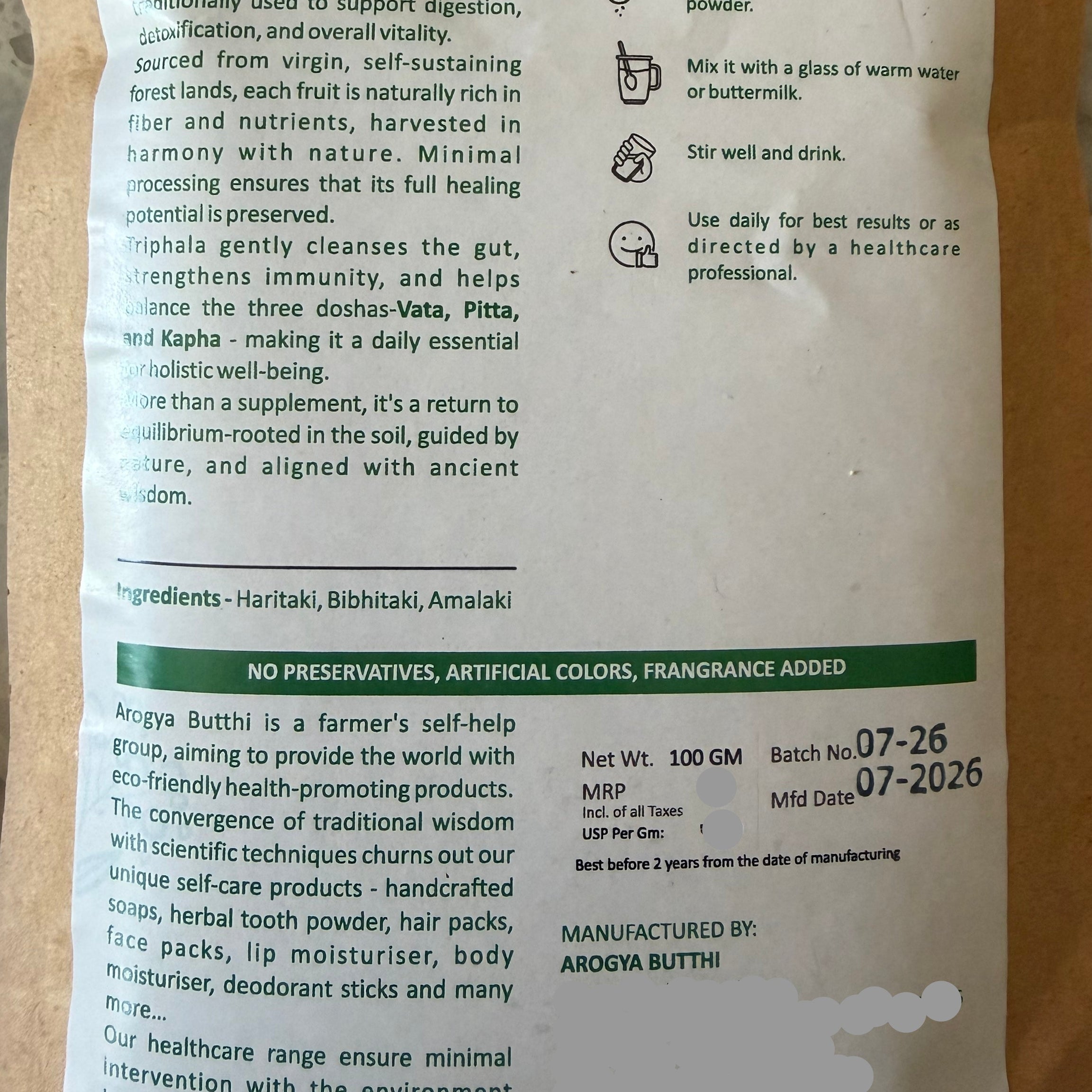 Triphala Powder